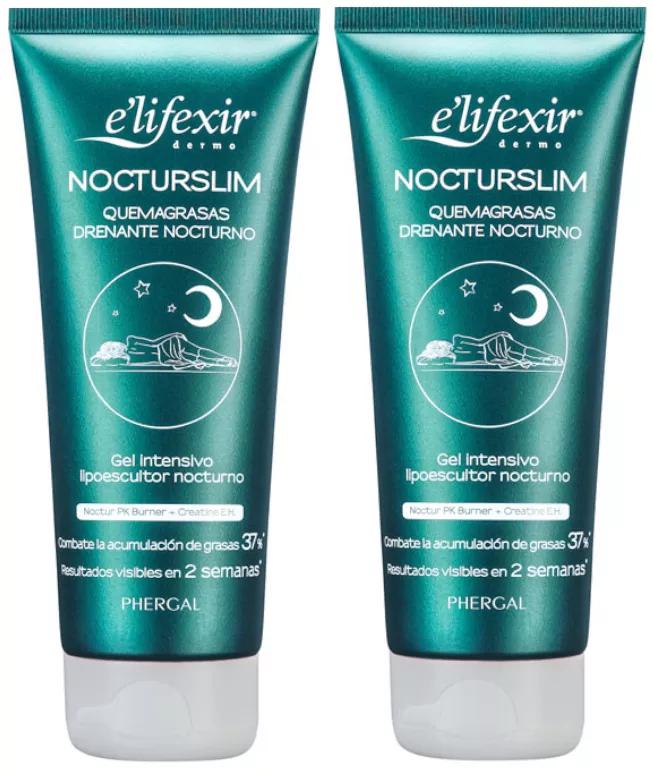 Elifexir Nocturslim Gel Réducteur Intensif 2x200 ml