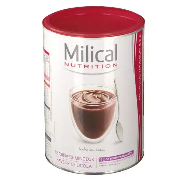 Milical crema hiperproteica sabor chocolate formato Eco 12 las comidas