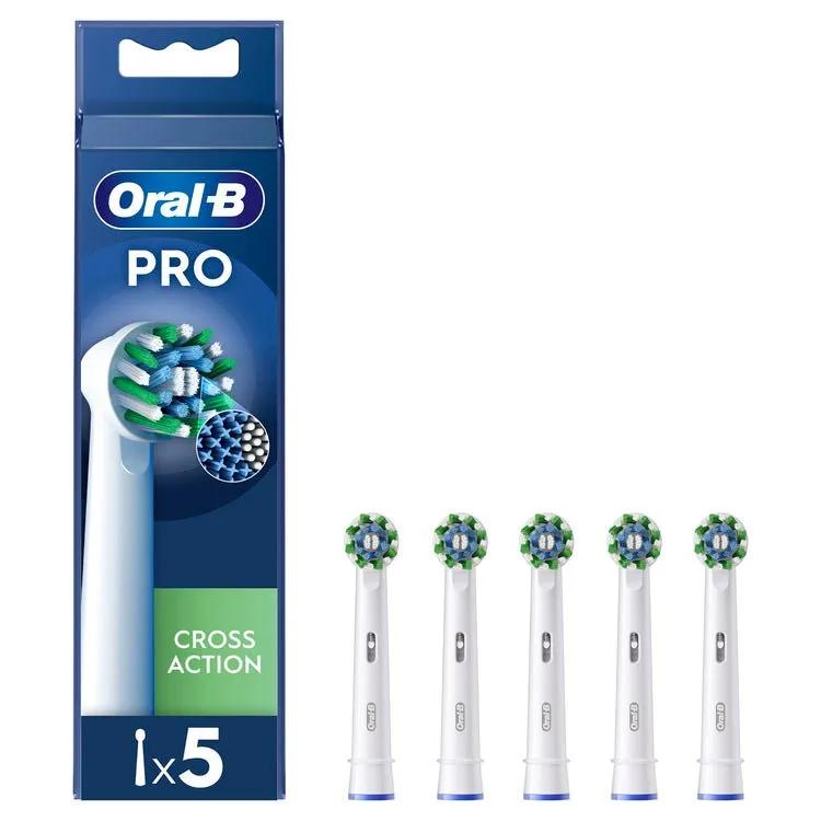 Oral-B Testine Di Ricambio Pro Cross Action 5 Pezzi