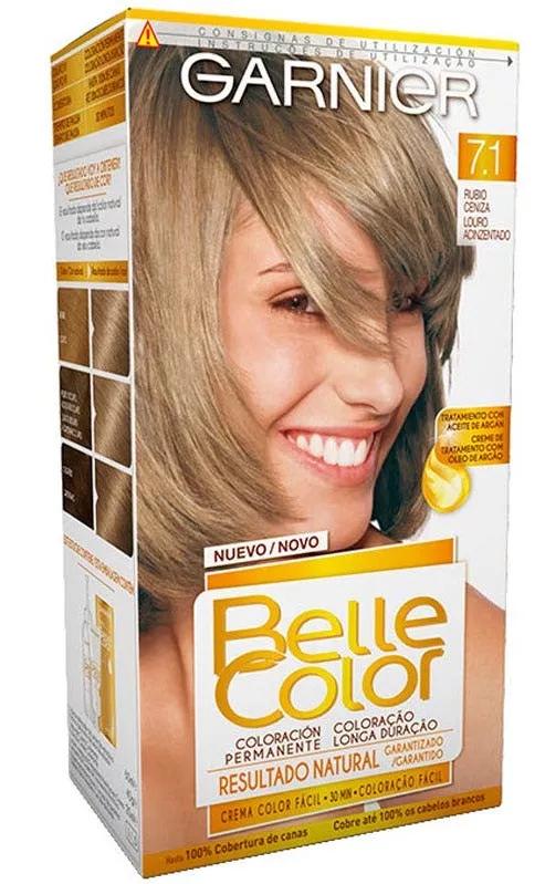 Garnier Belle Color Tinte Tono 7.1 Rubio Ceniza