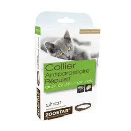 Zoostar Collier Antiparasitaire Répulsif Chat