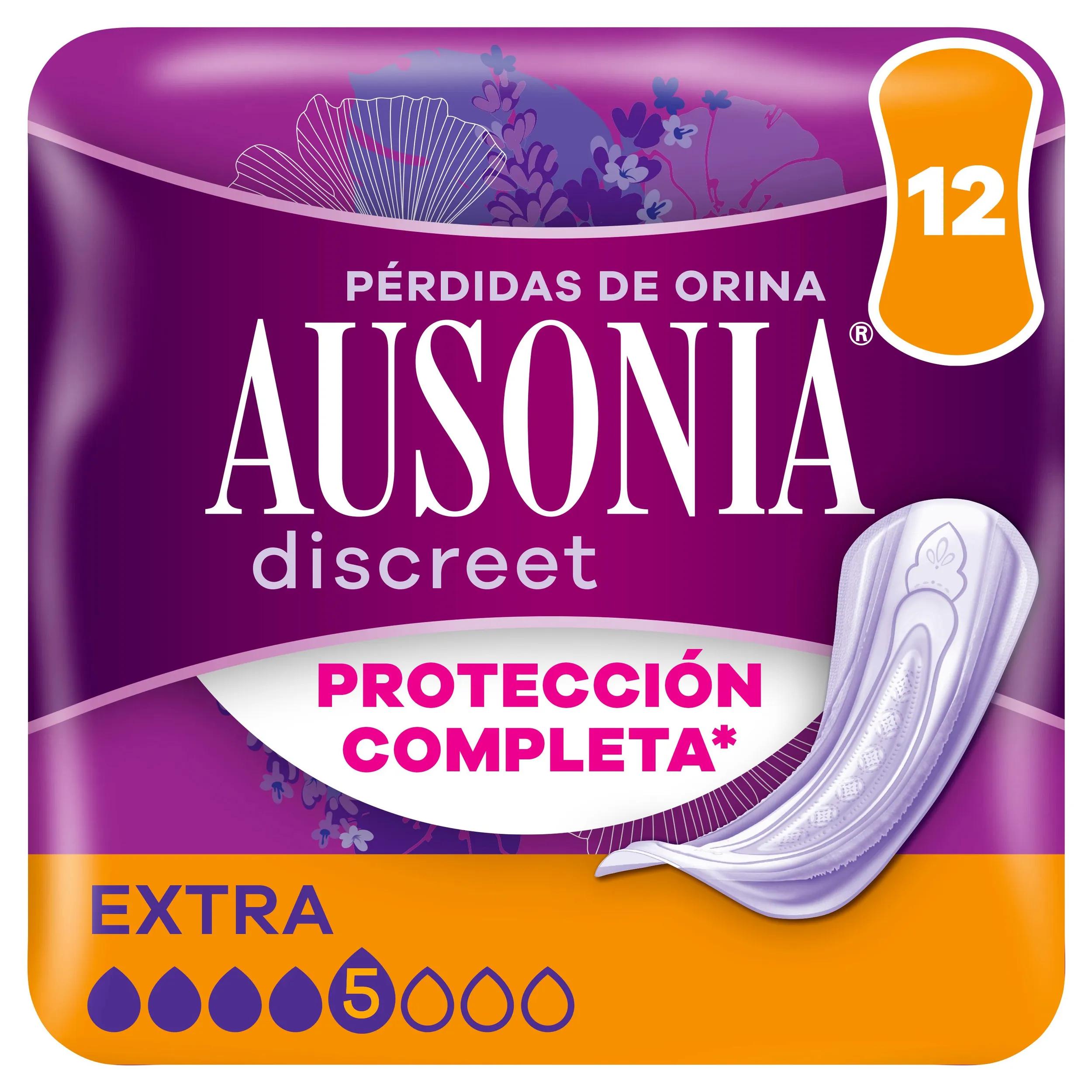 Ausonia Discreet extra urineverlieskompres voor vrouwen 12 eenheden