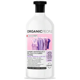 Organic People Eco-Friendly Color Laundry Liquid Detergent Magnolia and Sea Salt 1000 ml