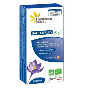 Fleurance Nature - Stress - Zafferano Biologico Plus - 15 compresse