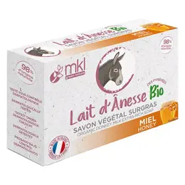 MKL Savon Lait d'Ânesse Savon Végétal Miel 100g