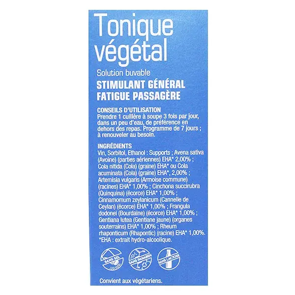 Lehning Vitalité Tonique Végétal 250ml