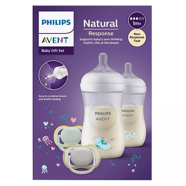 Avent Natural Response Caja 2 Biberones Decorados