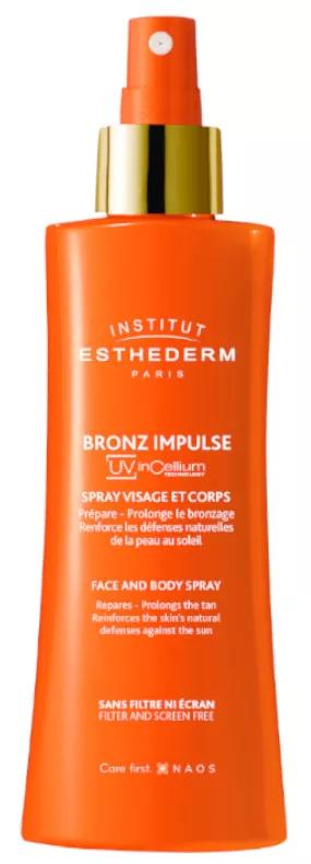 Institut Esthederm Bronz Impulse Spray Prolongateur de Bronzage Visage et Corps 150 ml