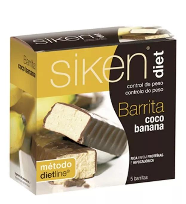Siken Barrita Coco Banana 5 Barritas