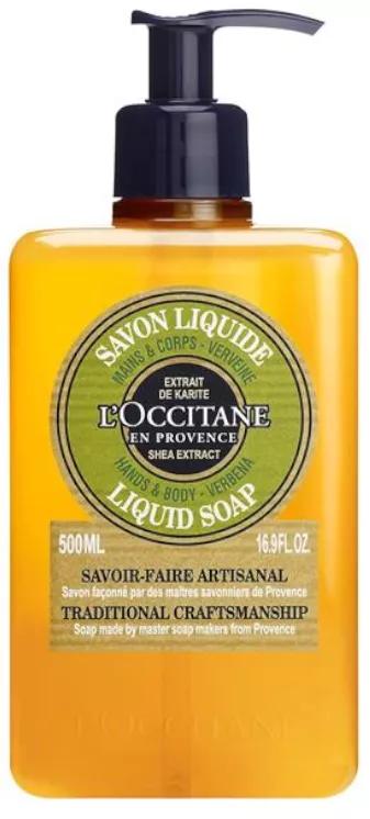 L'Occitane Savon Liquide Verveine Karité 500 ml