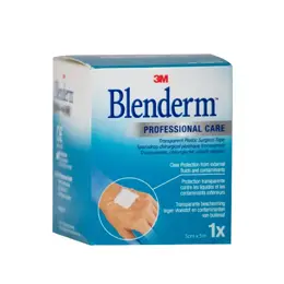 3M Blenderm Sparadrap Occlusif Transparent 5cm x 5m