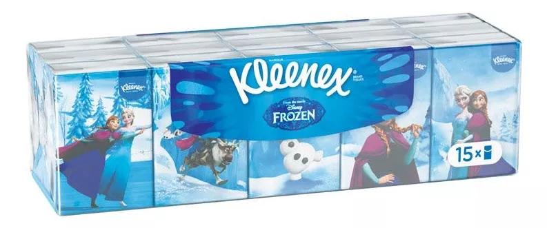 Kleenex Pañuelos Bolsillo Disney Frozen 15 uds