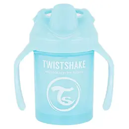 Twistshake Tasse d'Apprentissage Mini Cup Bleu Pastel +4m 230ml