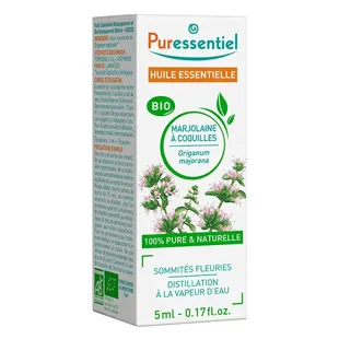 Olio essenziale di maggiorana dolce biologico Puressentiel 5 ml
