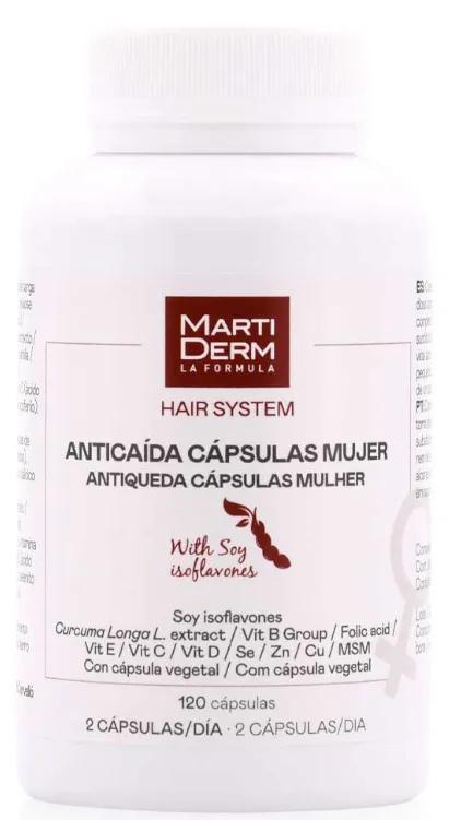 MartiDerm Hair System Anti-Hair Loss Capsules for Women 120 units