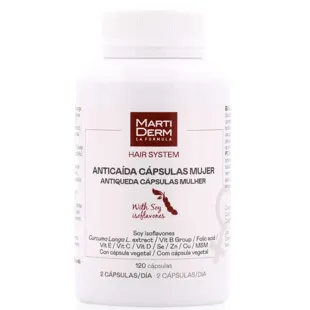 MartiDerm Hair System Capsules anti-chute pour femmes 120 unités