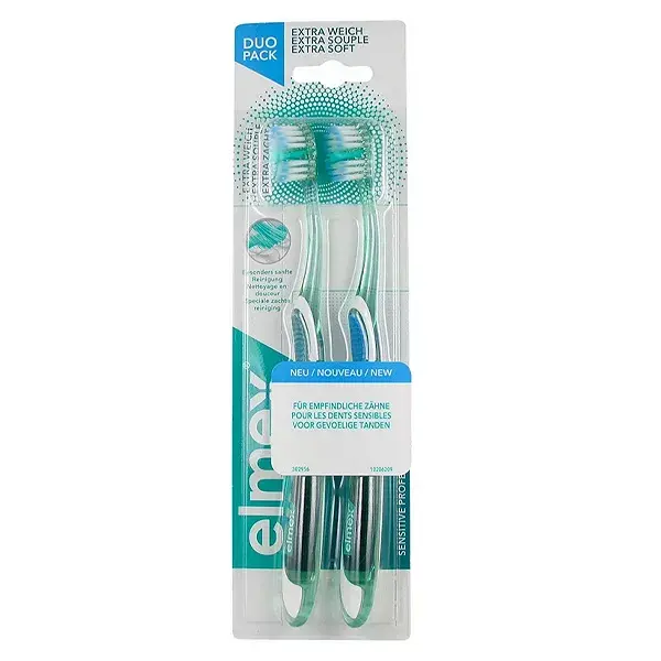 Elmex Sensitive Duo Pack Extra Soft Toothbrush