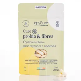 Epycure Cure Complexe Probio & Fibres Digestion Immunité Peau 60 gélules