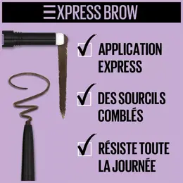 Maybelline New York Express Brow Duo Crayon à Sourcils N°02 Marron Clair