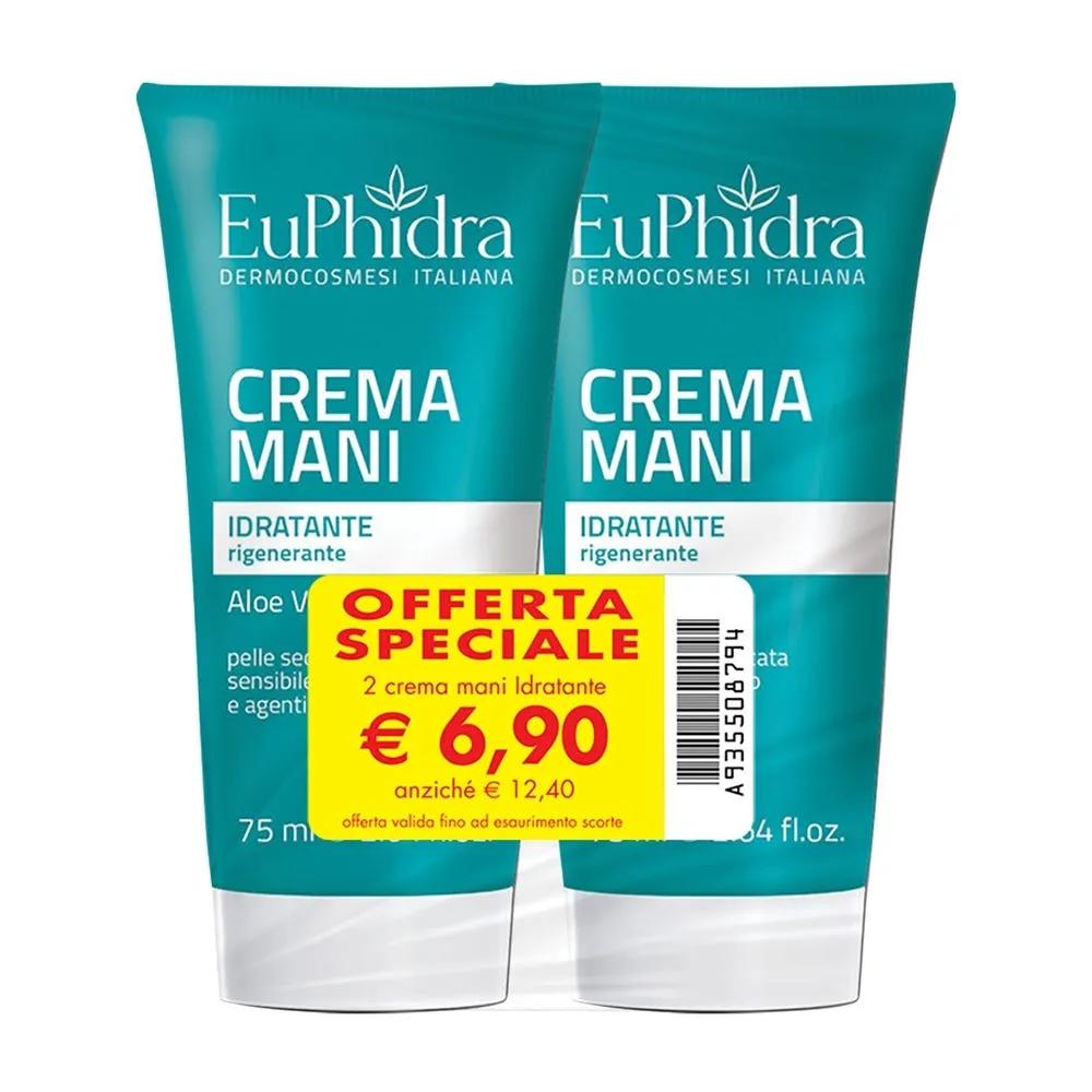 Euphidra Abb Crema Mani Idratante Pelle Sensibile PROMO 2 Pezzi