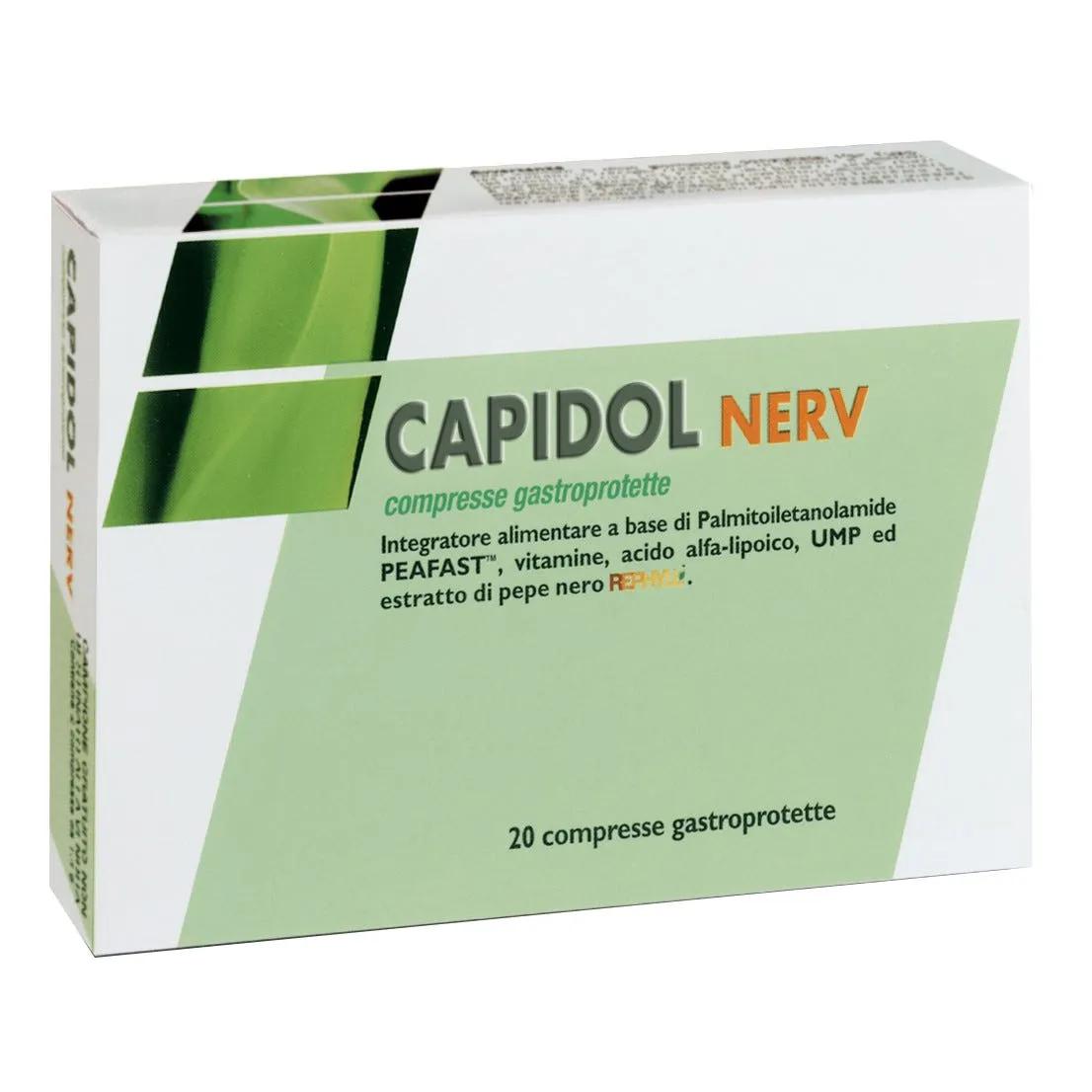 Capidol Nerv Integratore per il Sistema Nervoso 20 Compresse