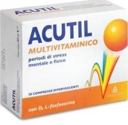 Acutil Multivitaminico Integratore Energetico 20 Compresse Effervescenti