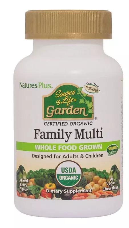 Natures Plus Family Multi Garden 60 comprimidos mastigáveis