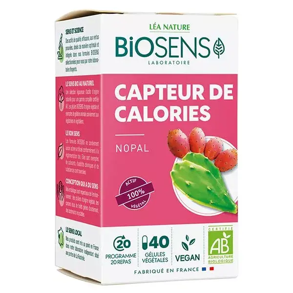 Biosens Capteur de Calories Bio 40 gélules végétales