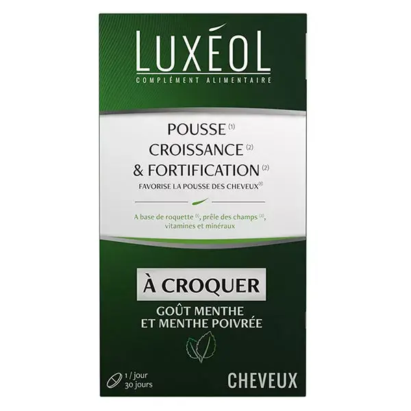 Luxéol Pousse Croissance & Fortification 30 comprimés à croquer