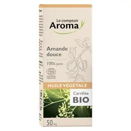 Le Comptoir Aroma Huile Végétale Amande Douce Bio 50ml