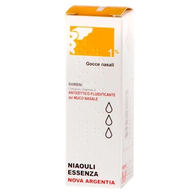 Niaouli Essenza Nova Argentia 1% Gocce Nasali 10g