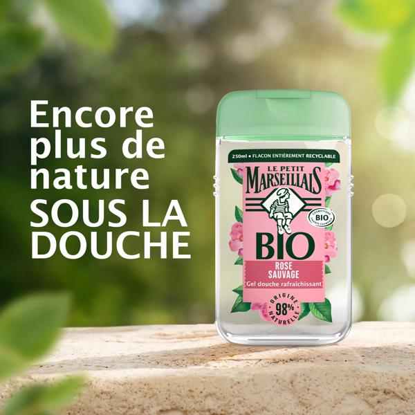 Le Petit Marseillais Bio Gel de Ducha Hidratante Rosa Salvaje 250ml