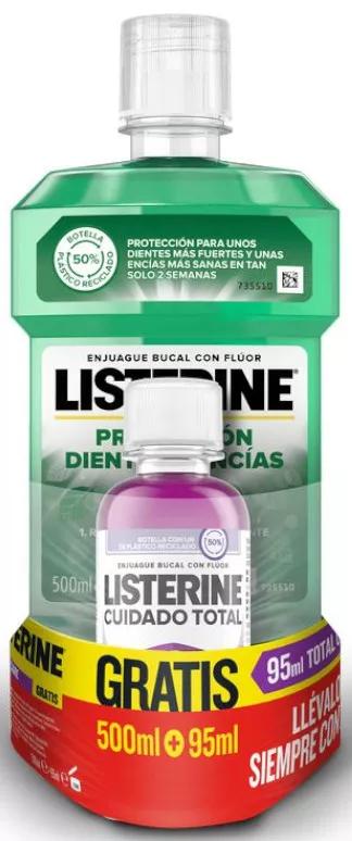 Listerine Dientes y Encías Enjuague Bucal 500 ml + REGALO