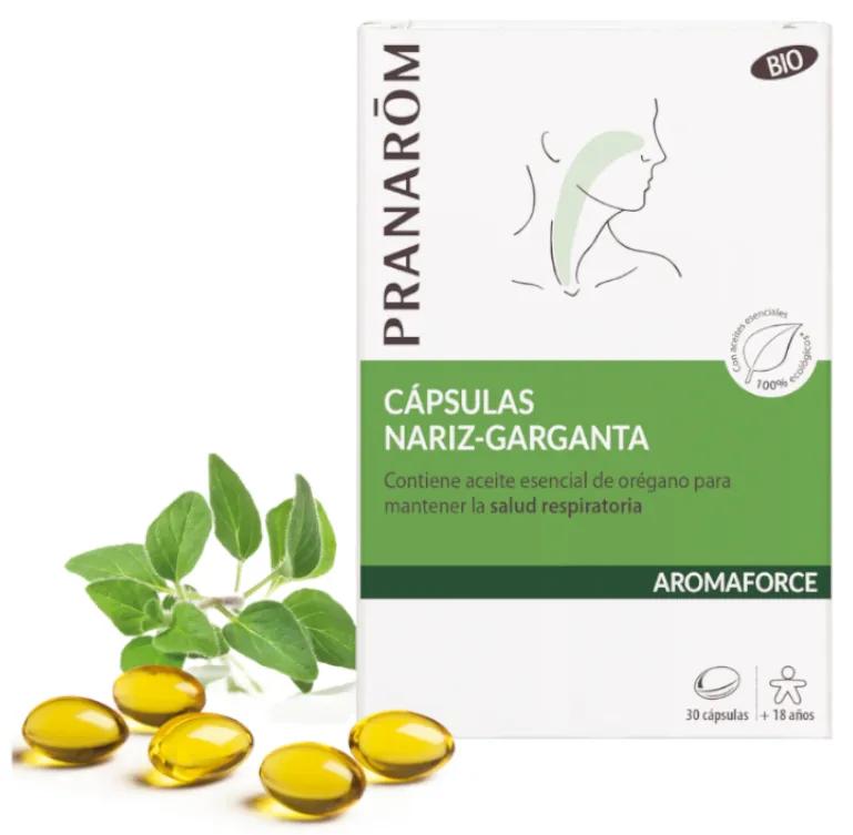 Bio Pranarom Neus Keel Capsules 30 Capsules