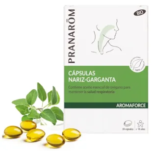 Bio Pranarom Neus Keel Capsules 30 Capsules