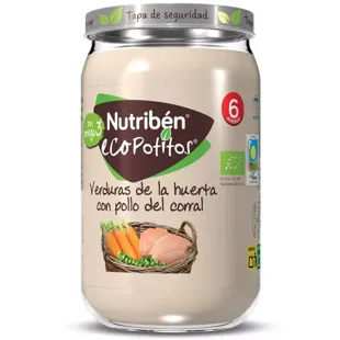 Nutribén Eco Pollo de Corral con Verduras +6m 235 Gr