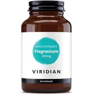 Viridian Magnesio de Alta Potencia 300mg 30 Cápsulas