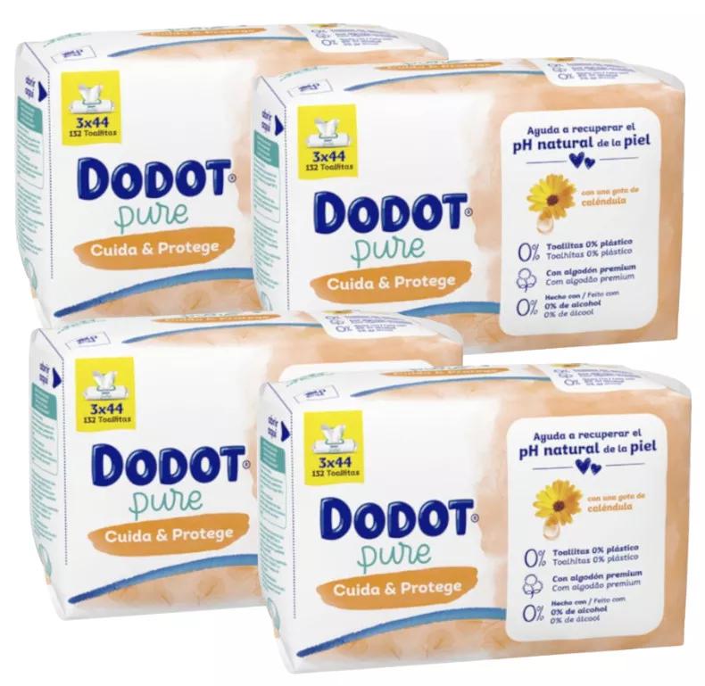 Dodot Pure Care & Protect Lingettes 12x44