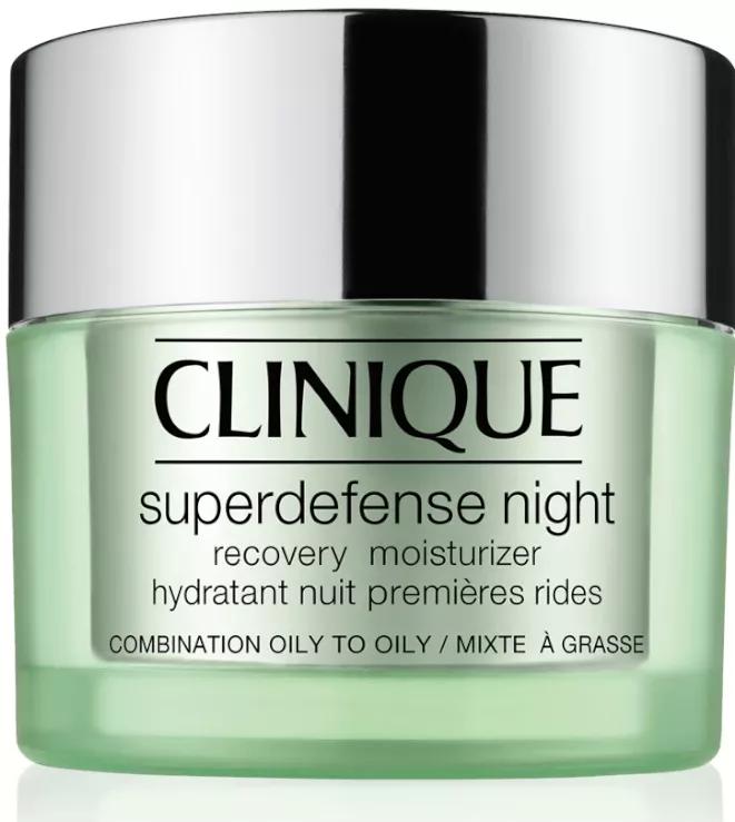 Clinique Superdefense Crème Réparatrice de Nuit Peau Mixte à Grasse 50 ml