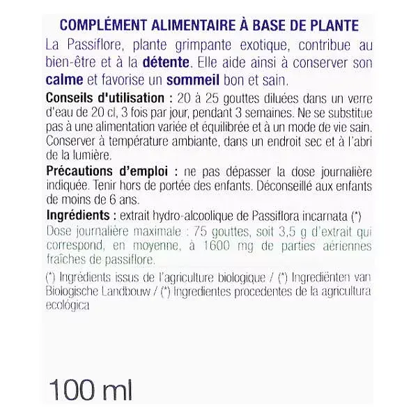 Ladrôme Estratti di Piante Fresche Bio Passiflora 100ml