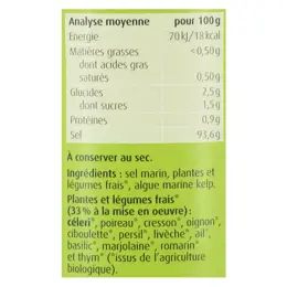 A.Vogel Herbamare Sel Marin Plantes et Légumes Frais Bio 500g