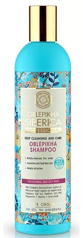 Natura Siberica Oblepikha Shampoo für normales und fettiges Haar 400 ml