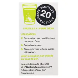 Hydratis Solution d'Hydratation Citronnelle Gingembre Lot de 3 x 20 pastilles