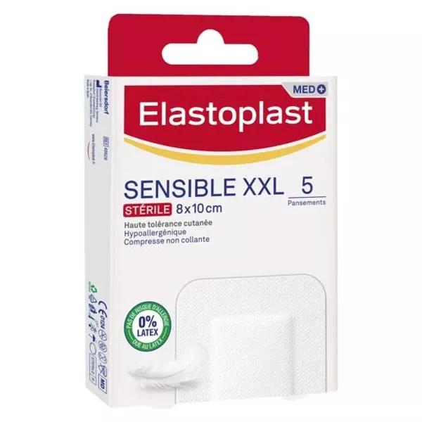 Elastoplast sensible XXL estéril antibacterial 5 tiras de 8 x 10cm