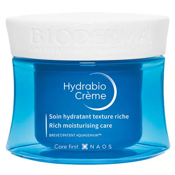 Bioderma Hydrabio Crème Hydratante Riche Peaux Sensibles Déshydratées 50ml
