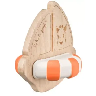 Sophie la girafe Barquito Caucho y Madera +0m