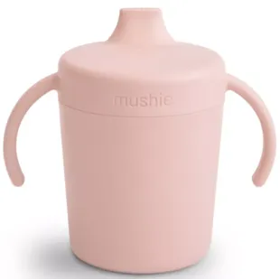 Mushie Tazza didattica con manici Solid Blush 230 ml