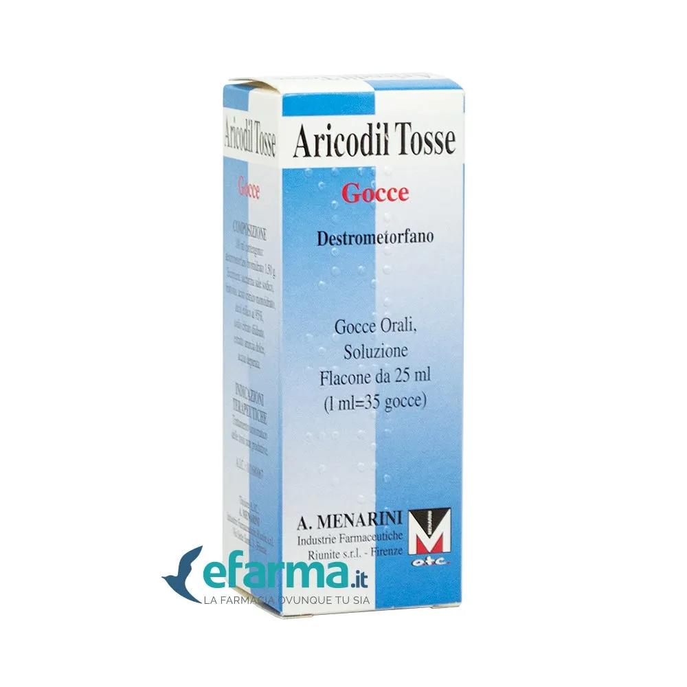 Aricodiltosse Gocce Soluzione Destrometorfano Tosse Flacone 25 ml