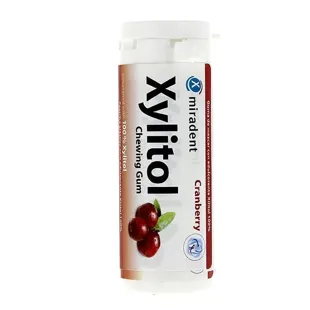 Unités de Miradent Xylitol gomme myrtille 30