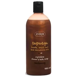 Ziaja Crystal Soap for Bath and Shower, Cupuaçu, 500 ml